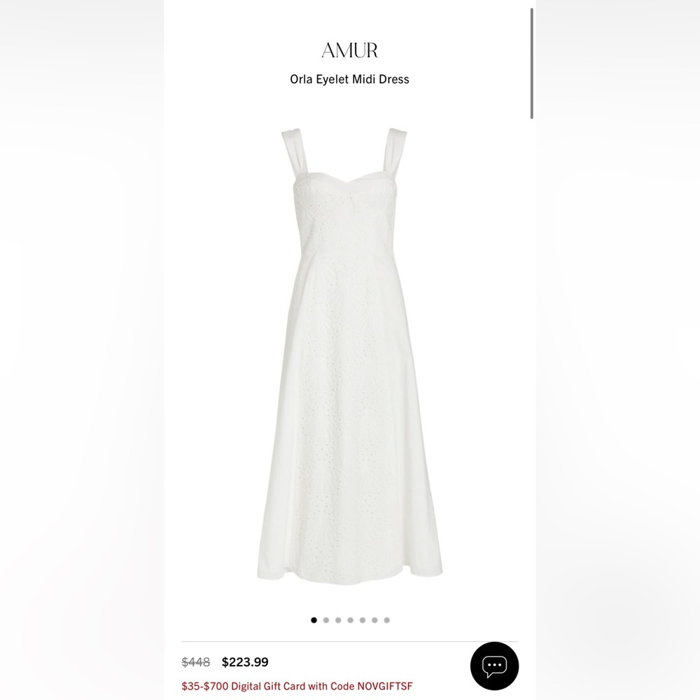 Lace eyelet dress!